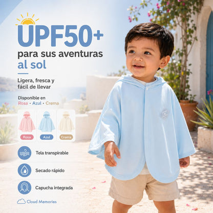 Capa Solar para Bebés y Niños UPF50+ ☀️