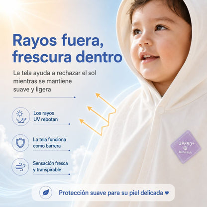 Capa Solar para Bebés y Niños UPF50+ ☀️