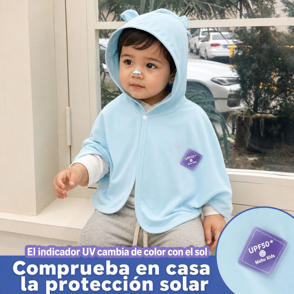 Capa Solar para Bebés y Niños UPF50+ ☀️