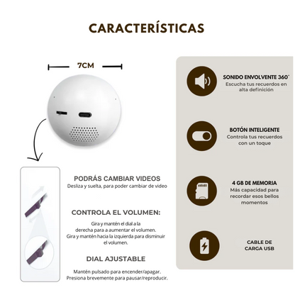 Esfera 4D Cloud Memories®